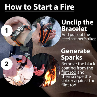 FREE Paracord Survival Bracelet