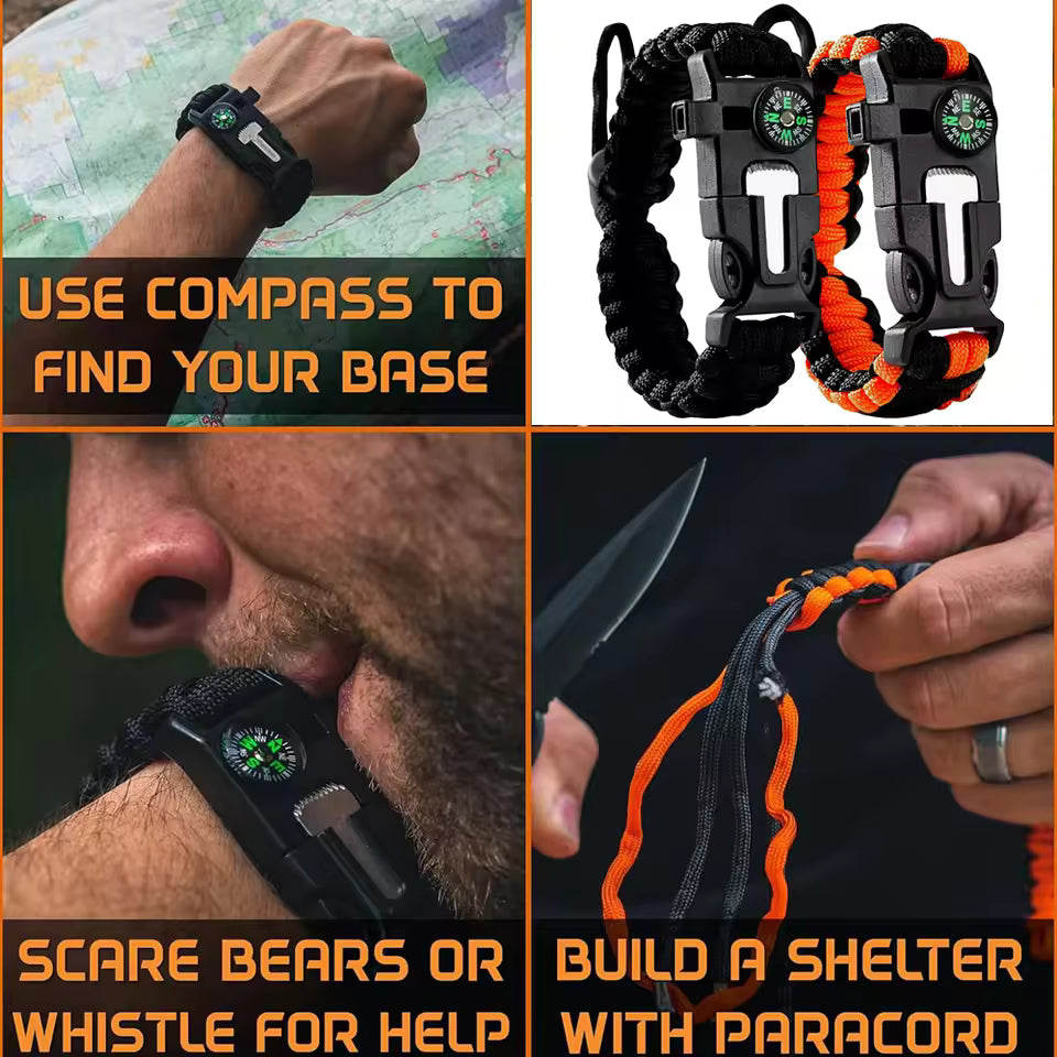 FREE Paracord Survival Bracelet